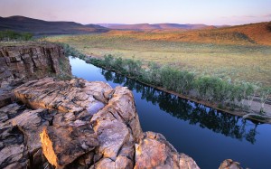 обои Windows 7 Pentecost River on Kimberley Plateau