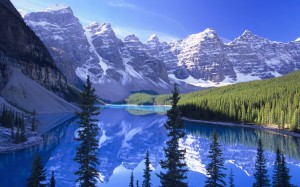 обои Windows 7 Moraine Lake, Banff National Park /Lac Moraine, parc national Banff, Alberta