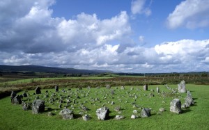 обои Windows 7 Beaghmore Stone Circles, Sperrin Mountains, County Tyrone, Northern Ireland