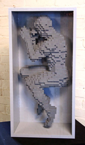 lego12 скульптура из lego