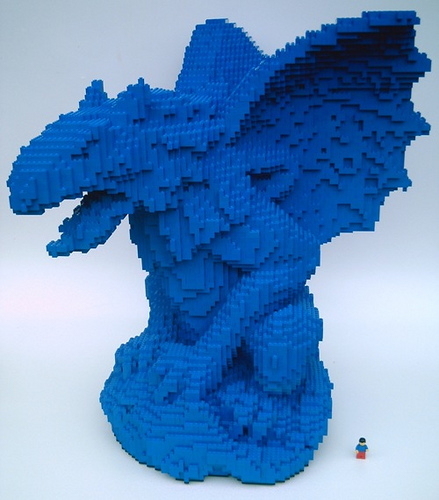 lego19 скульптура из lego