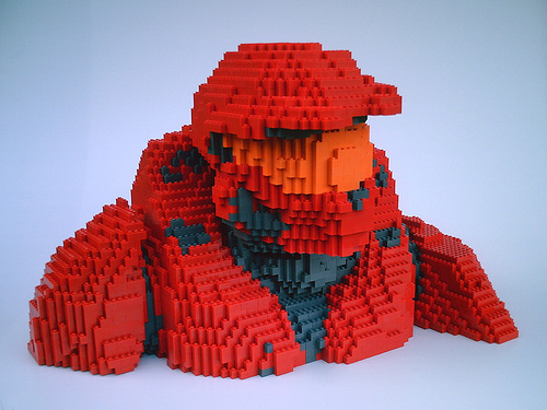 lego2 скульптура из lego