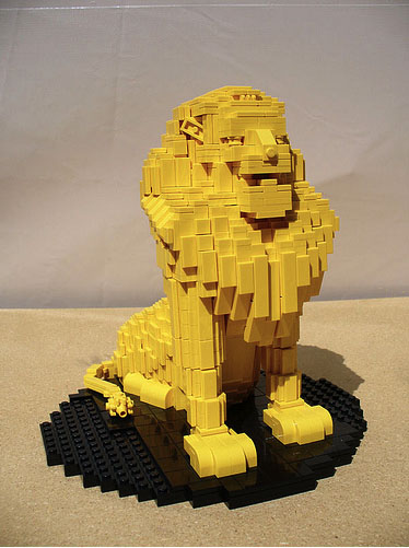 lego3 скульптура из lego